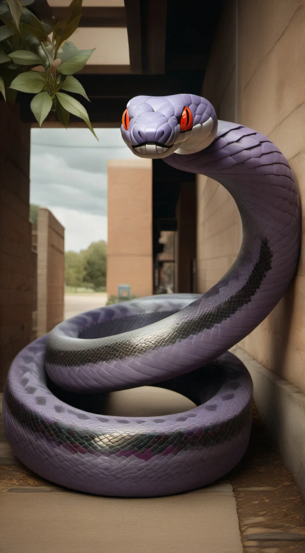 ai character: Arbok (vore?) background