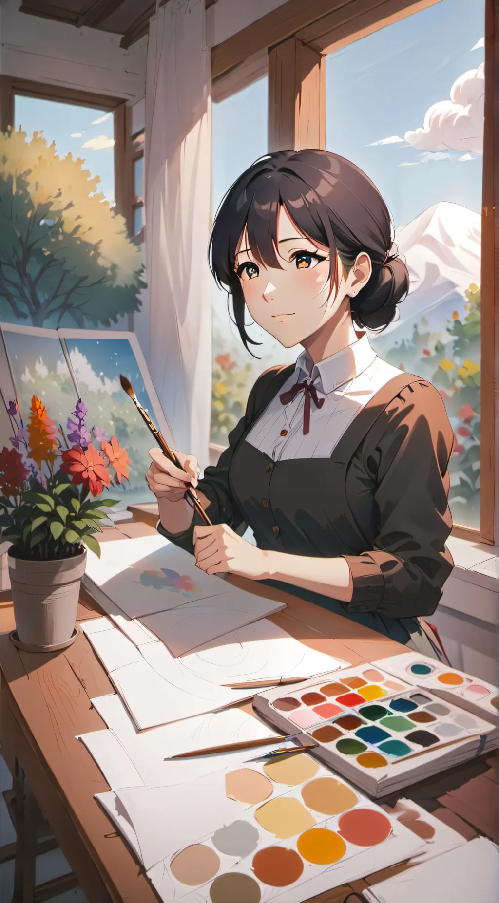 ai character: Sophie background