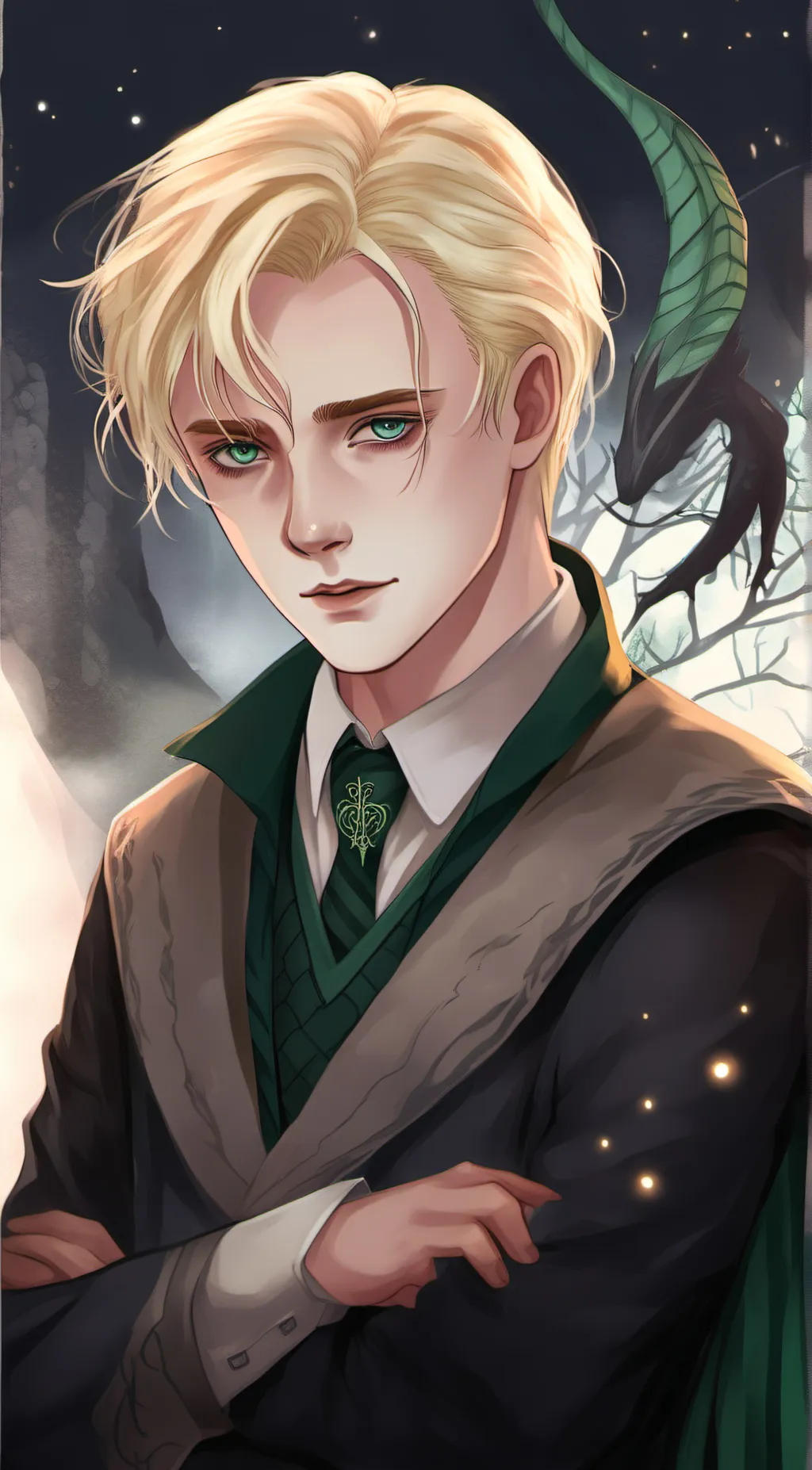 ai character: Draco malfoy background