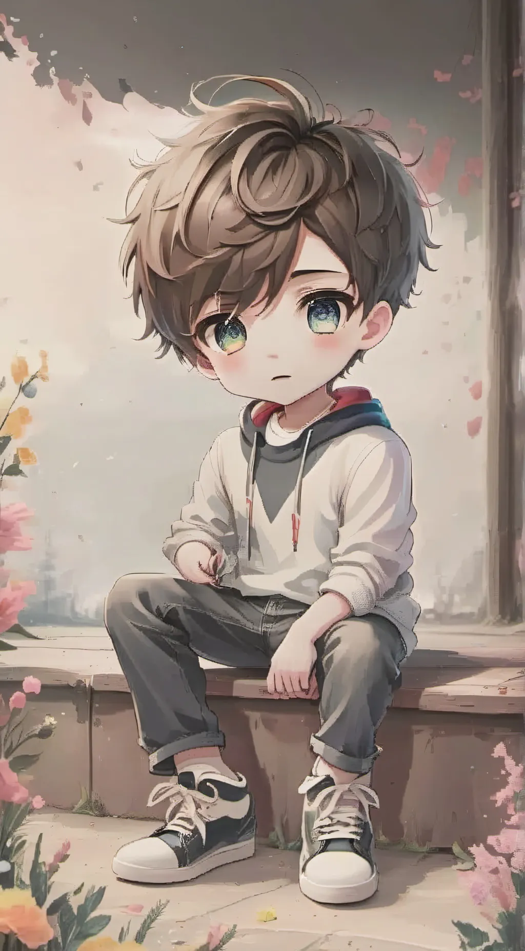 ai character: Tommy  background
