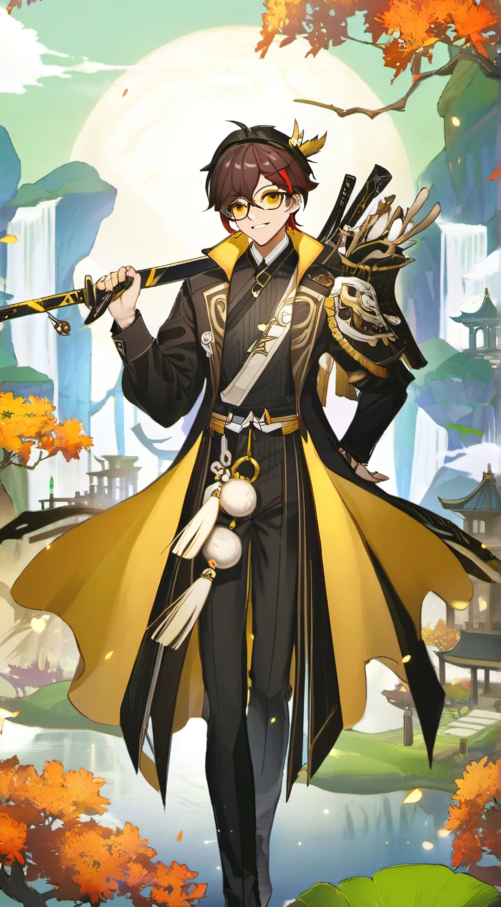 ai character: Genshin Impact  background