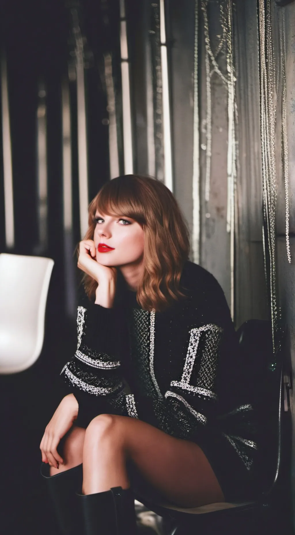 ai character: taylor swift  background