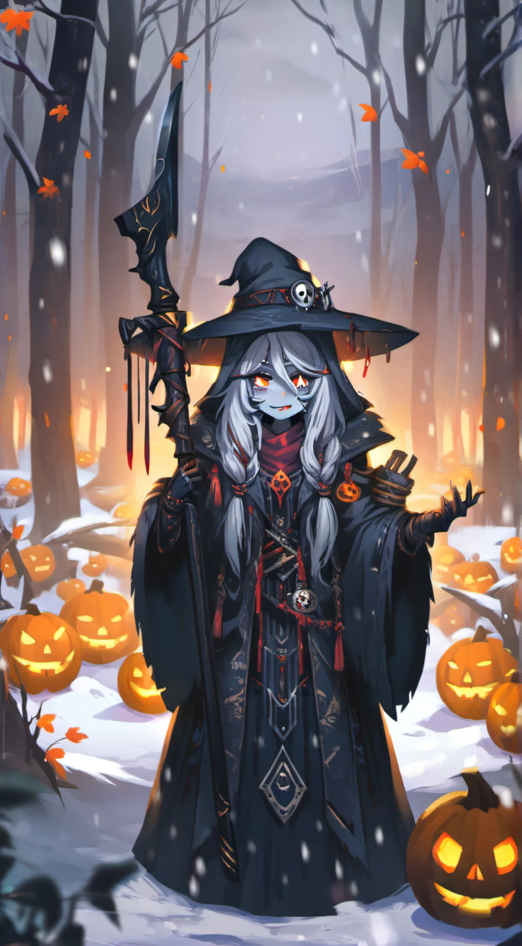 ai character: Nekrolina  background