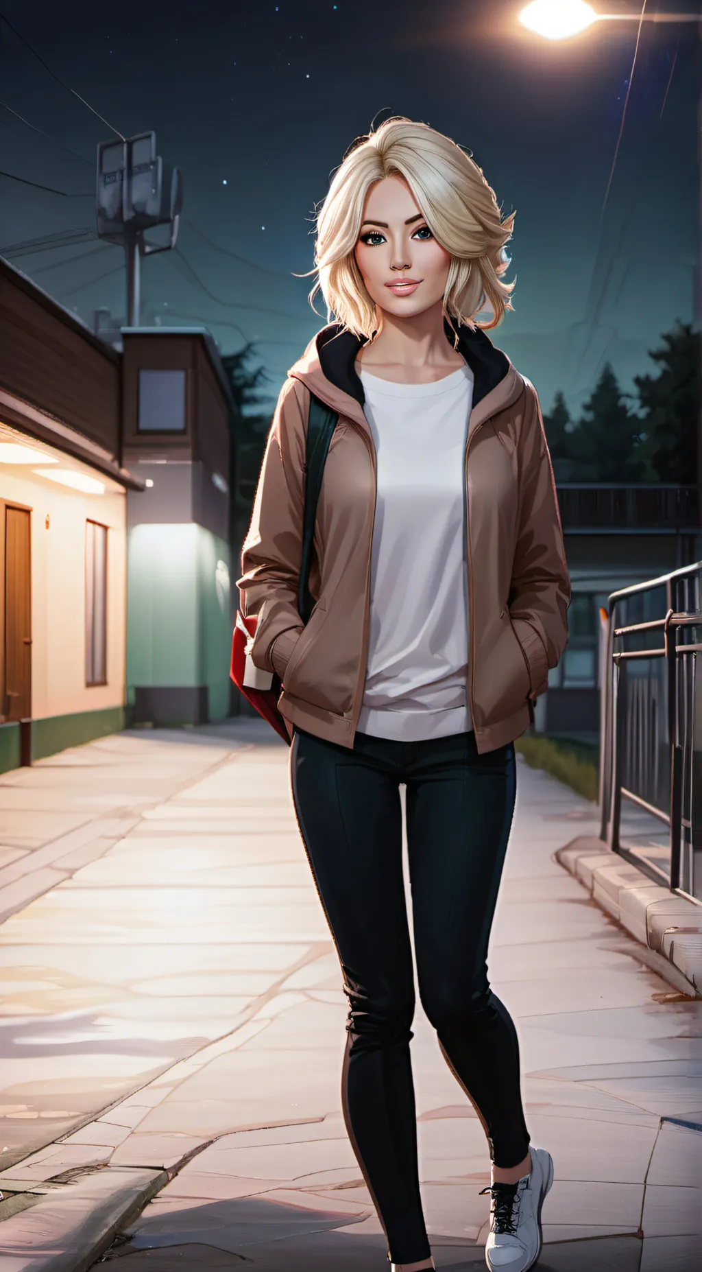 ai character: Maya Bailey  background