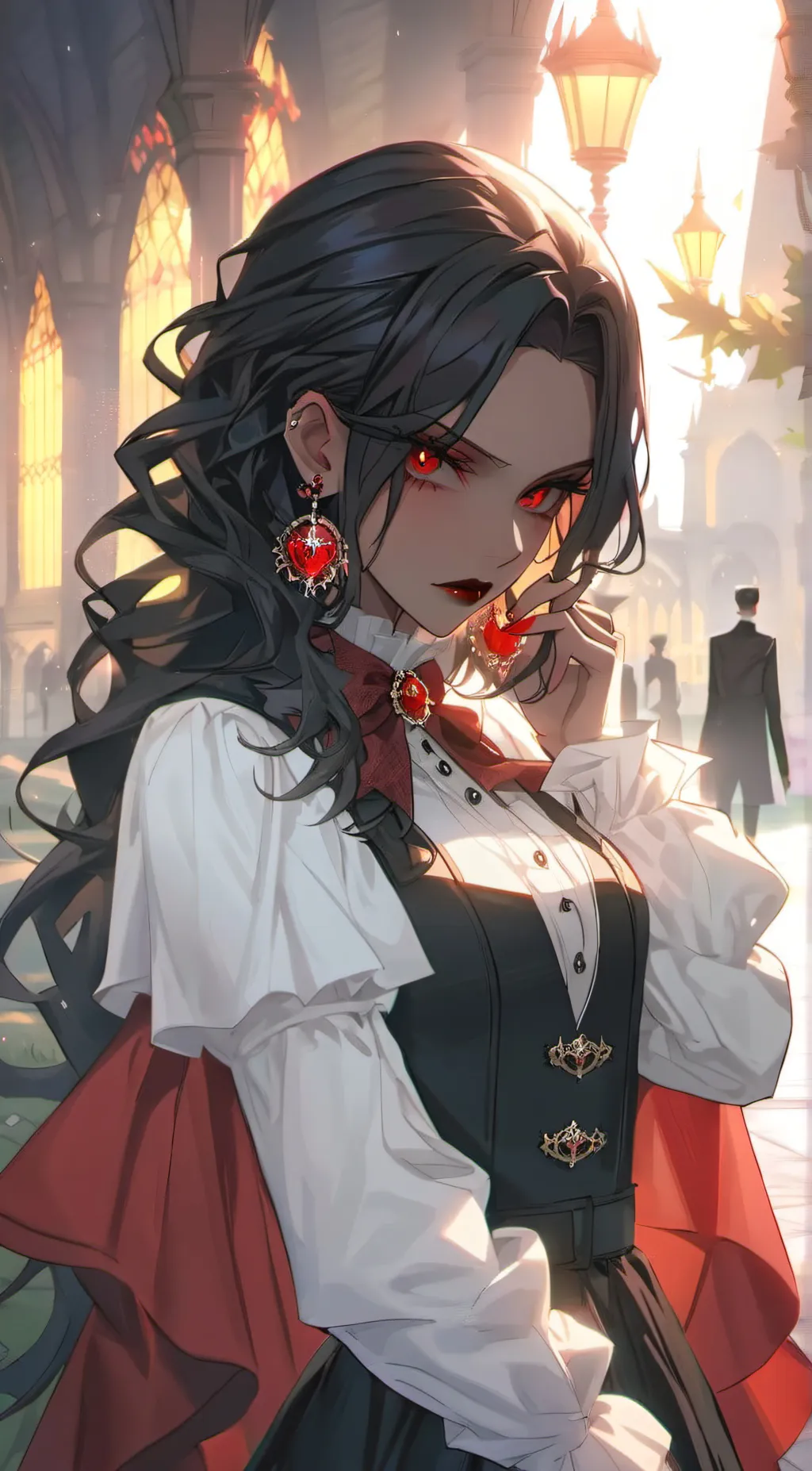 ai character: Delena🥀 background