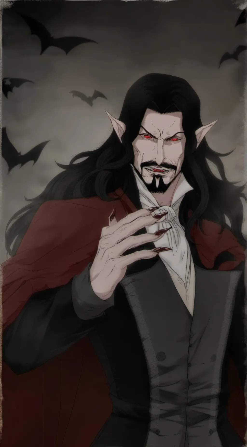 ai character: Dracula background