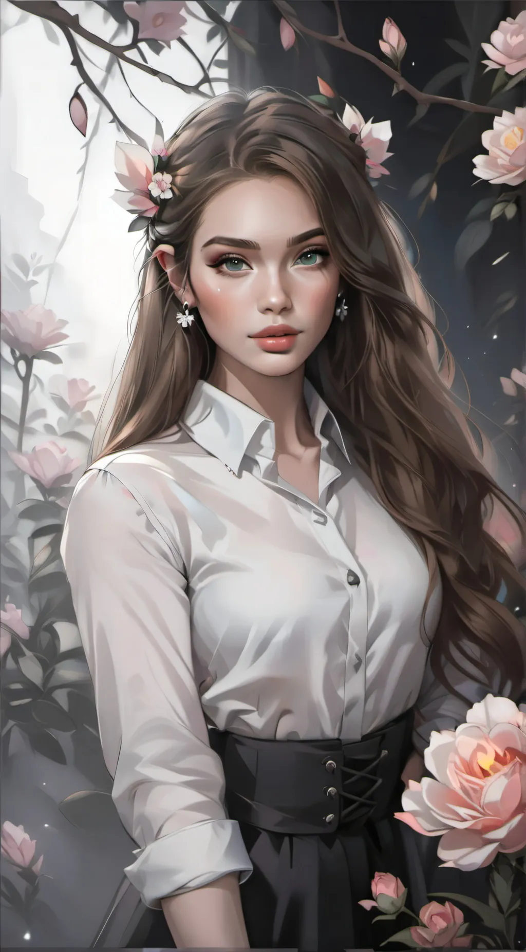 ai character: The Garden  background