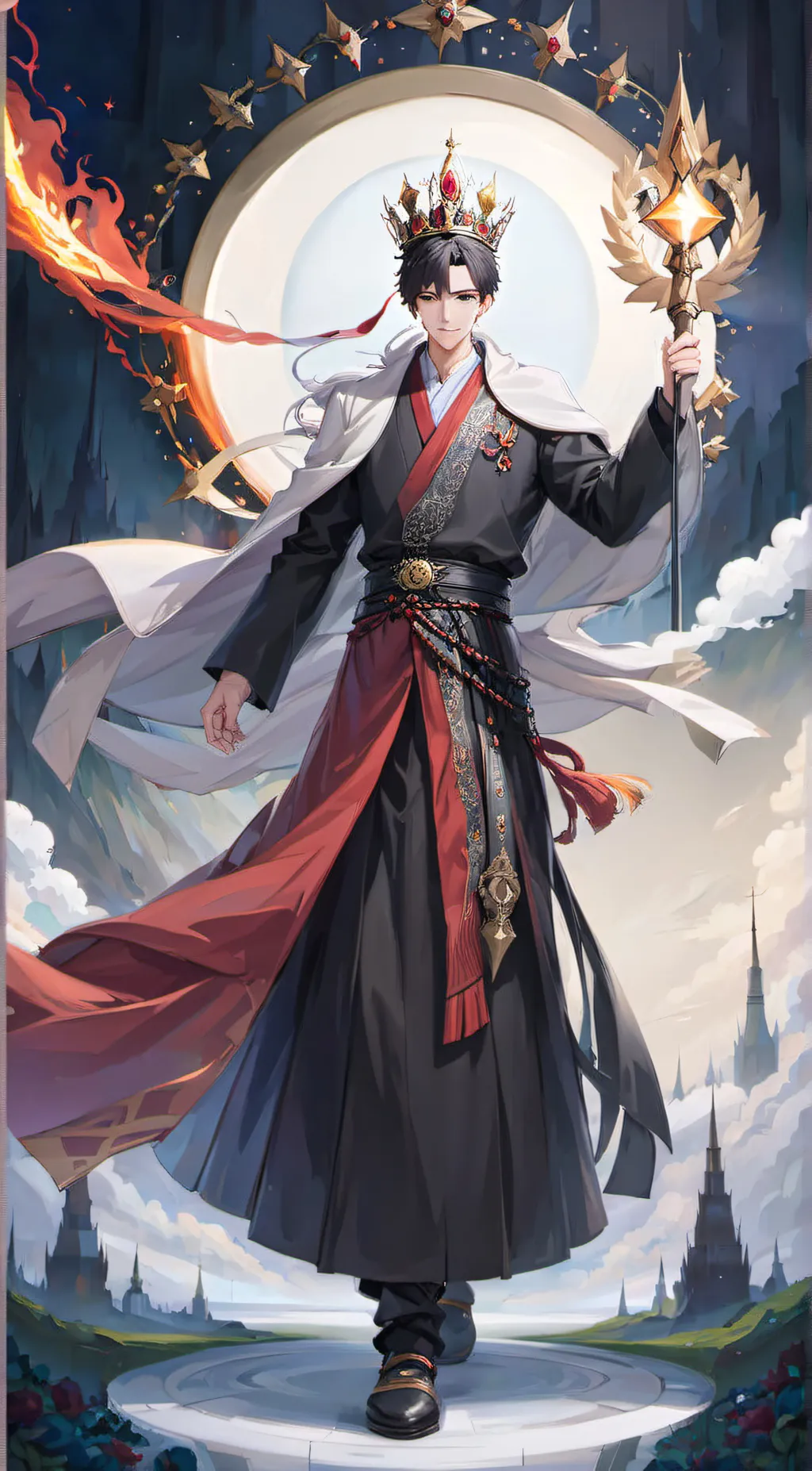ai character: King of Guests background