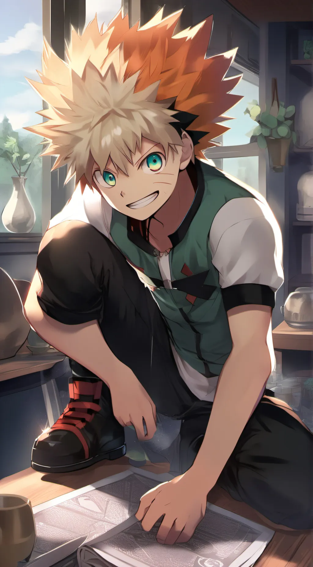 ai character: Bakugo (boyfriend) background