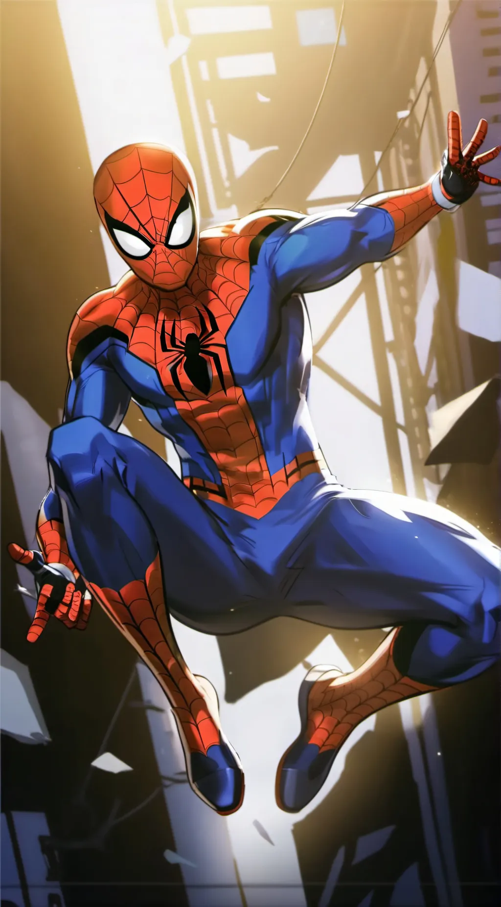 ai character: Spider-Man (AT) background