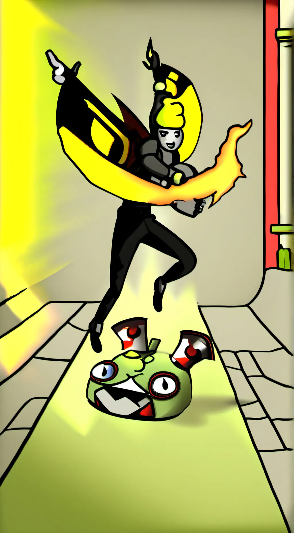 ai character: Goldie background