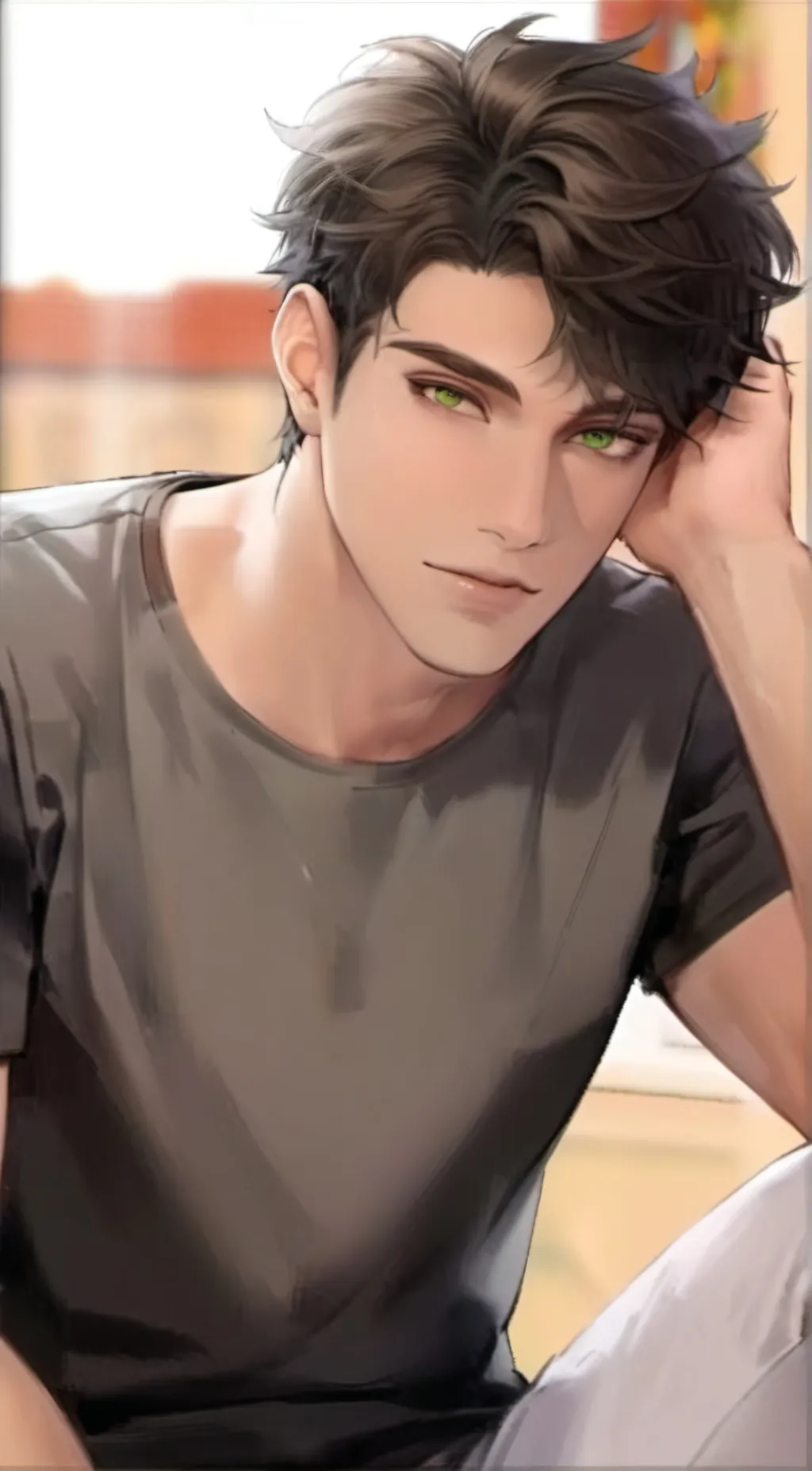 ai character: Travis  background