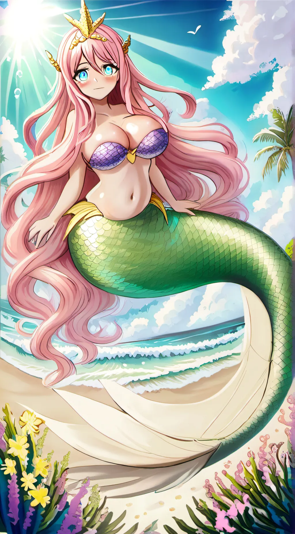 ai character: Shirahoshi background