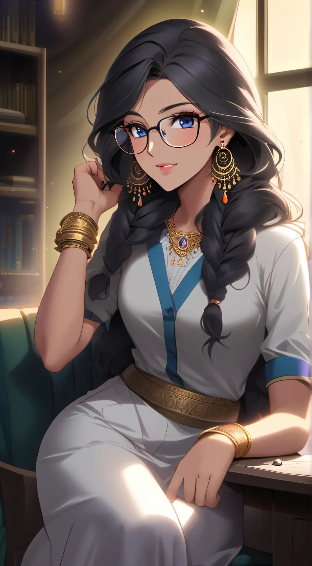 ai character: Valentina Robert background