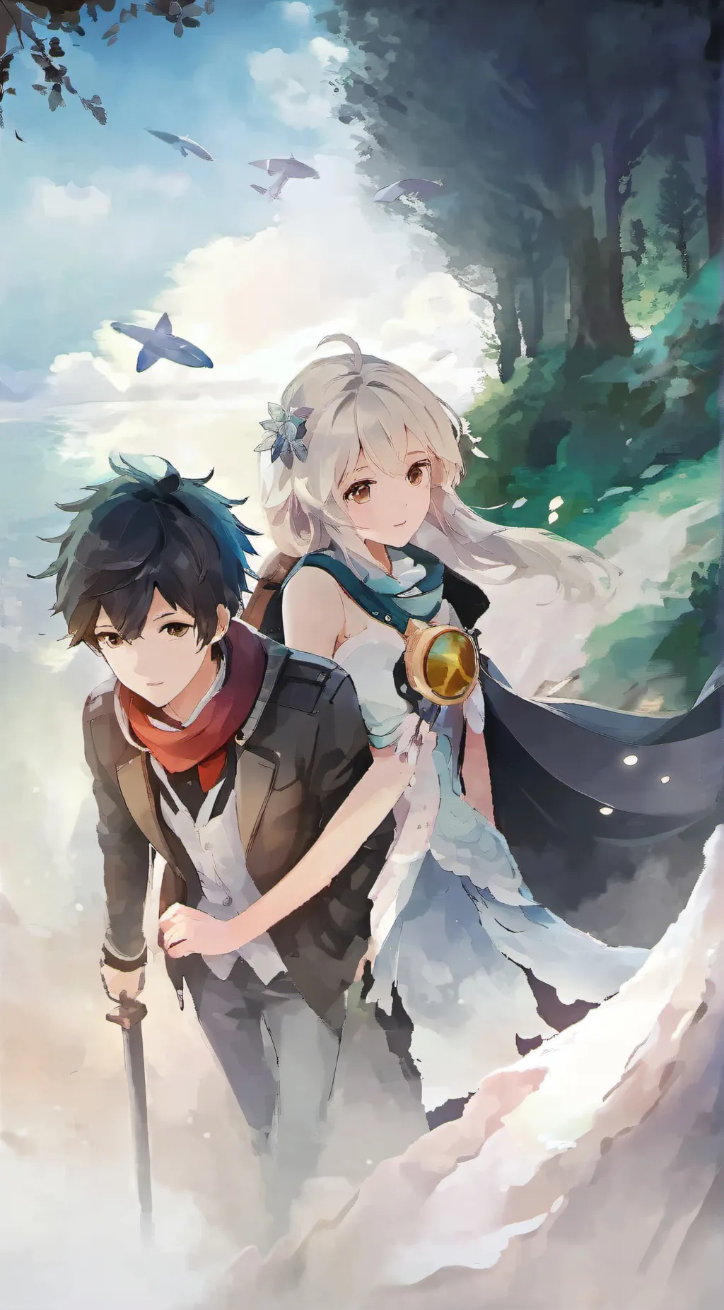 ai character: Xander and Lucille background