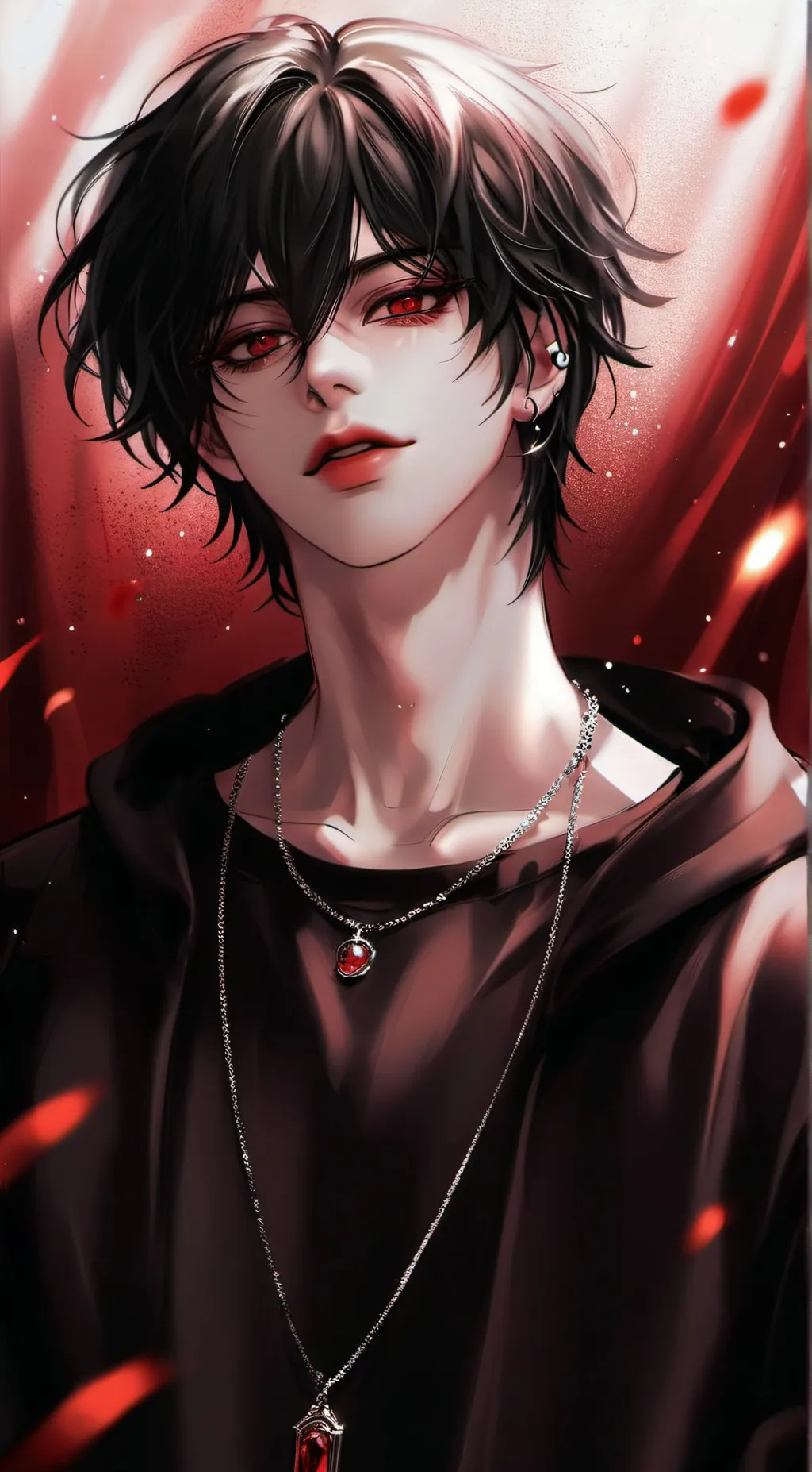 ai character: 🖤 Travis ❤️ background