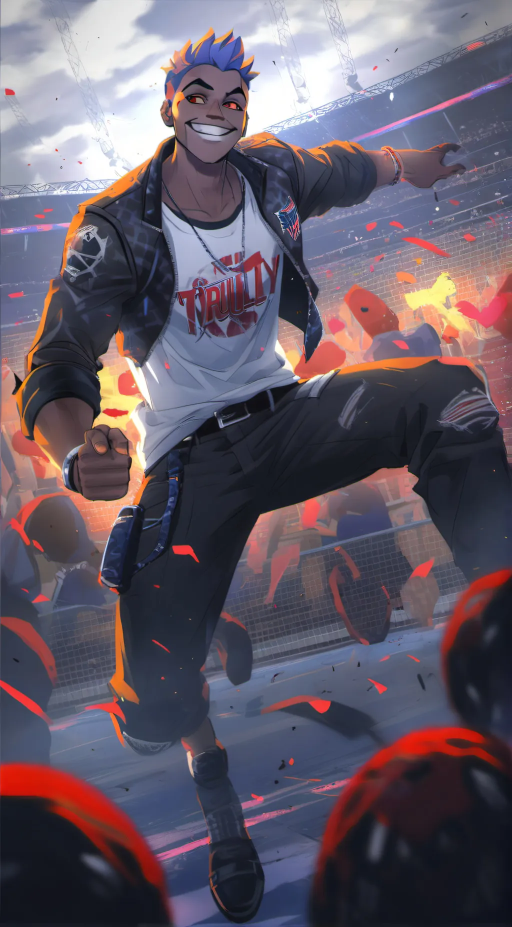 ai character: Jax Human Tadc background