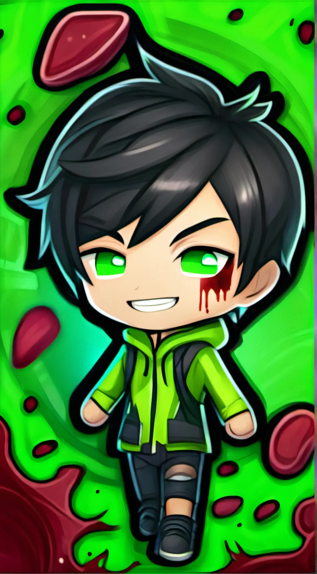 ai character: Draco  background