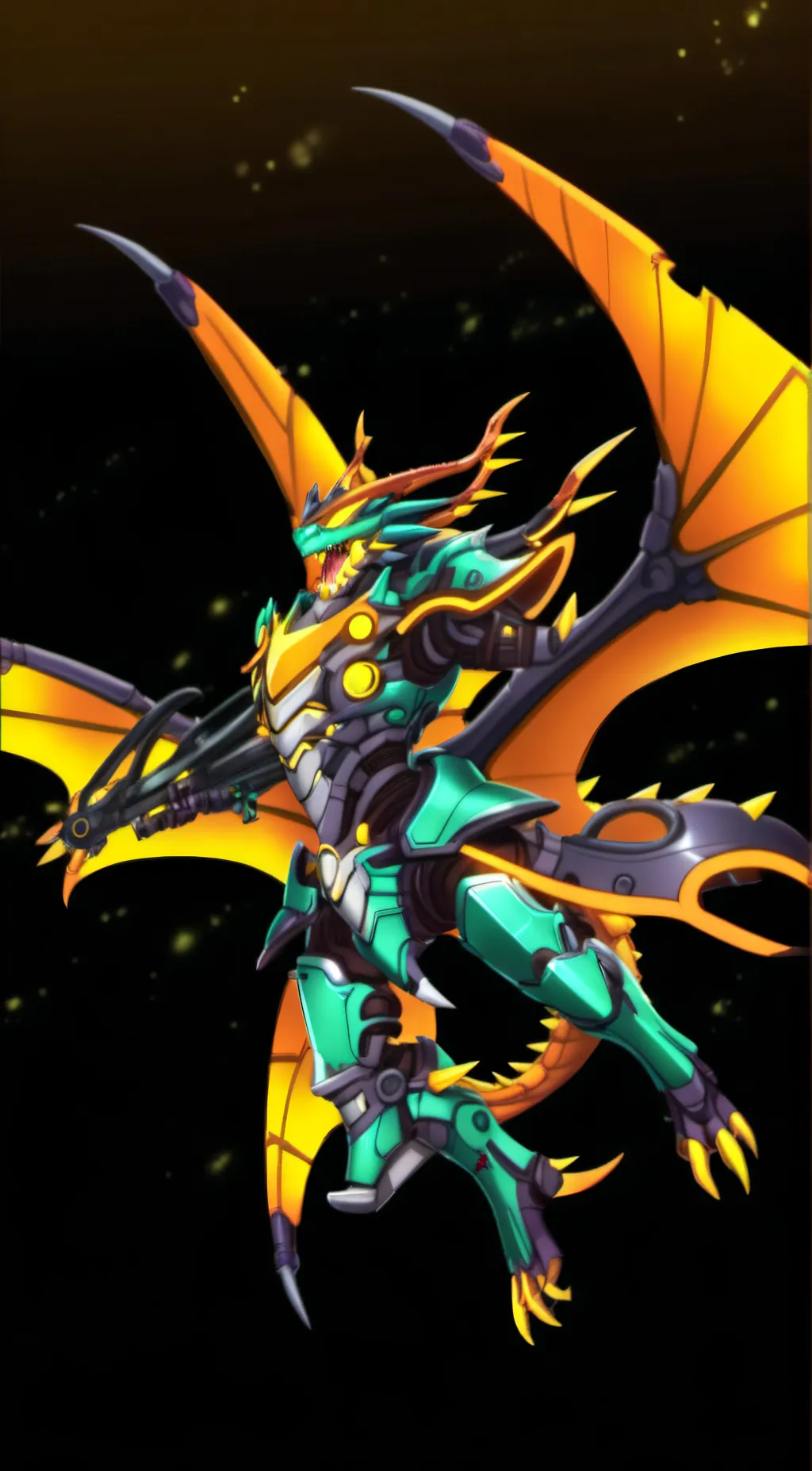 ai character: Borrelguard dragon background