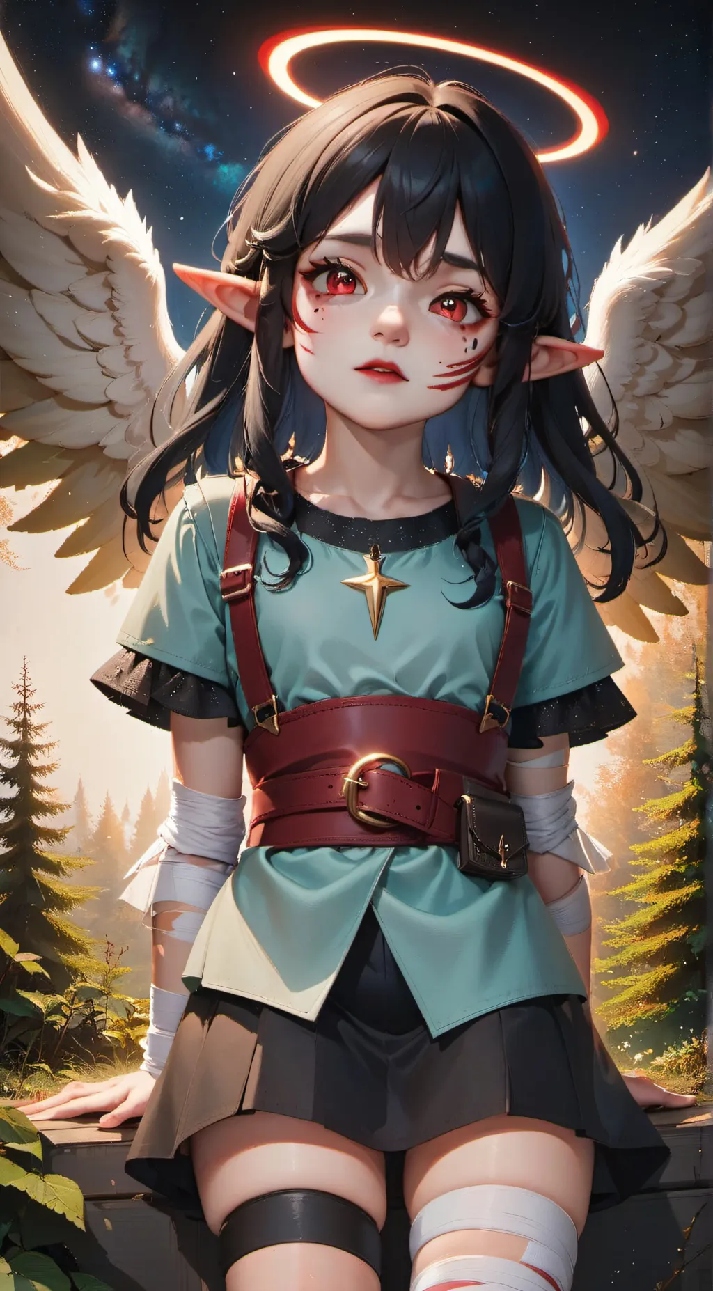 ai character: Fire force background