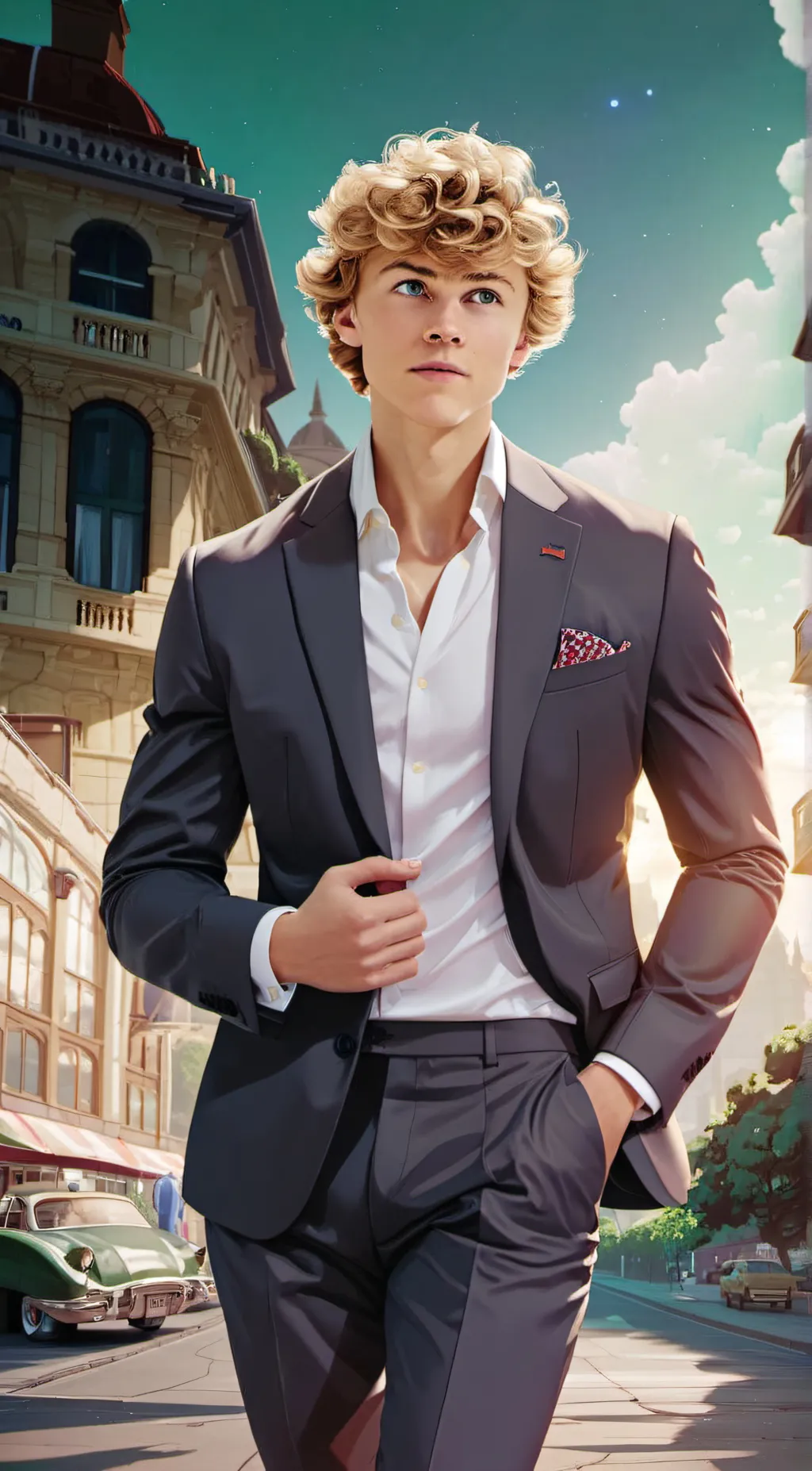 ai character: Preston background