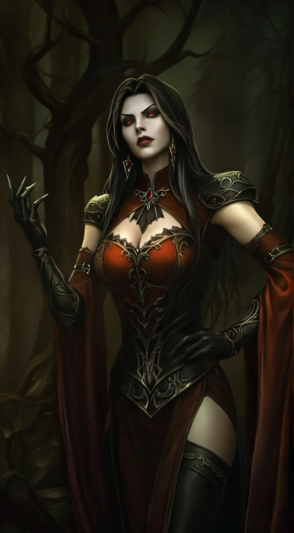 ai character: Carmilla  background
