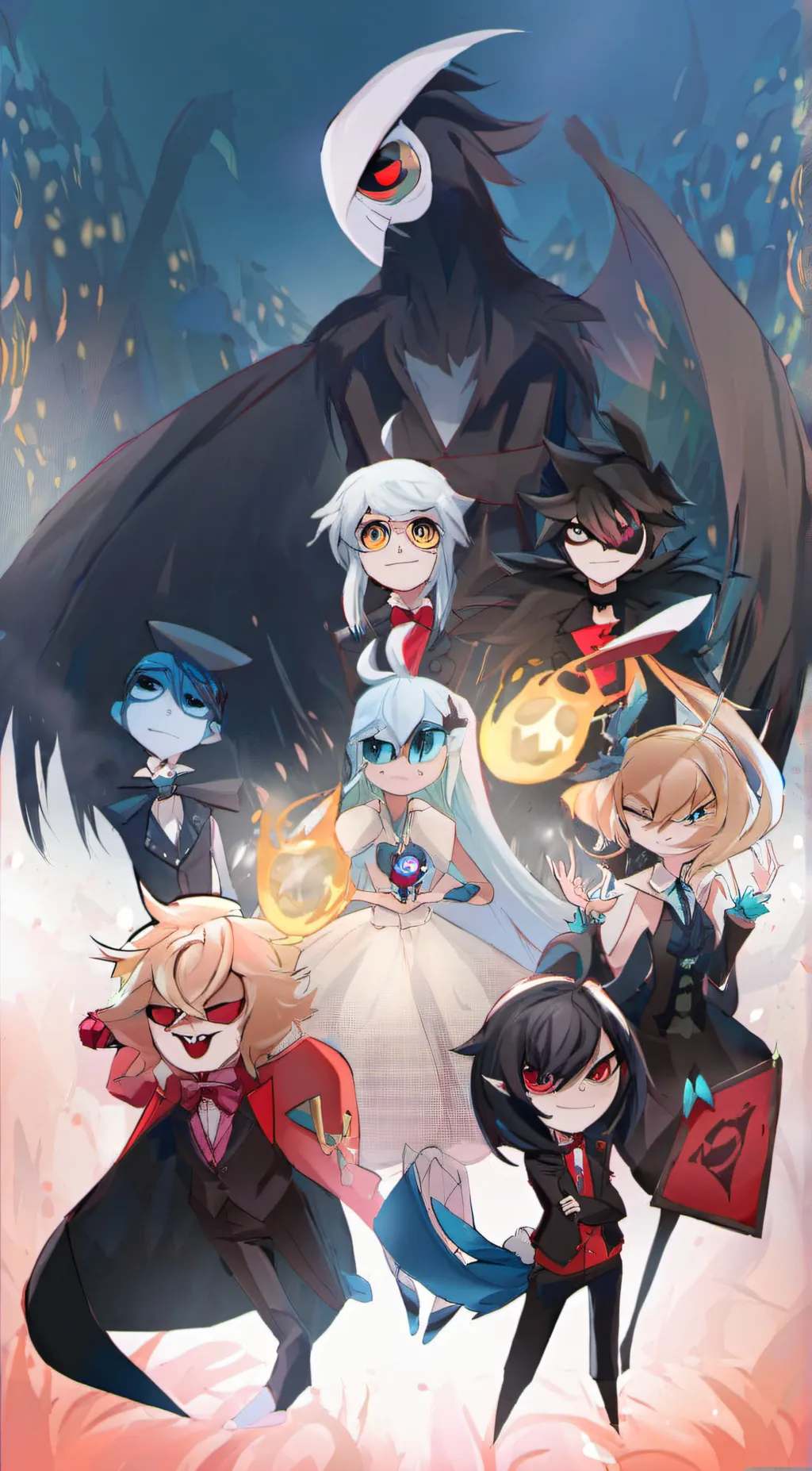 ai character: Hazbin Hotel background
