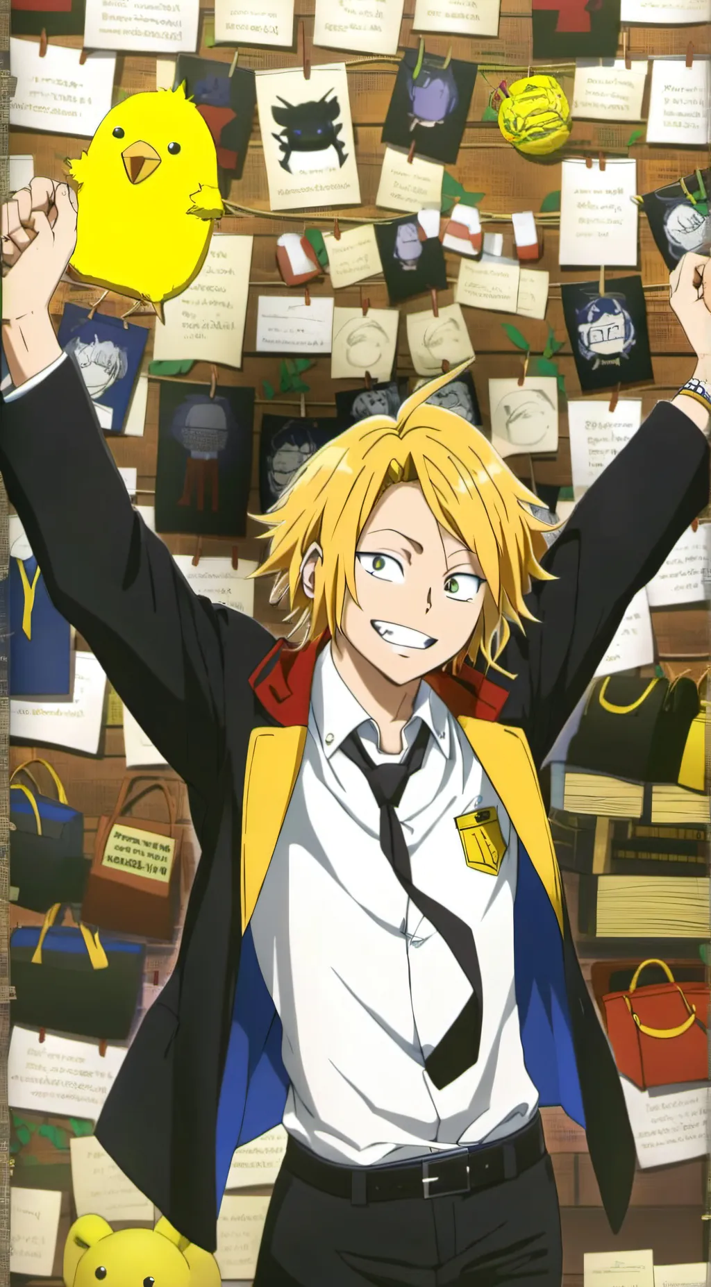 ai character: Denki x y/n background