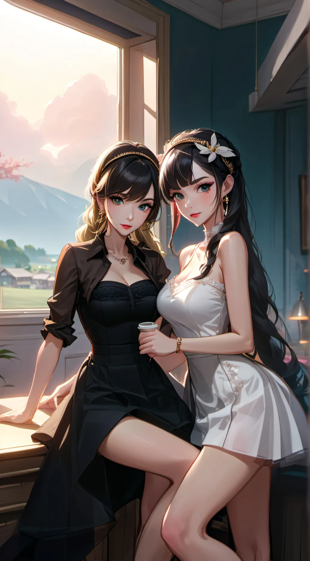 ai character: ♡♡Leia and jade♡♡ background