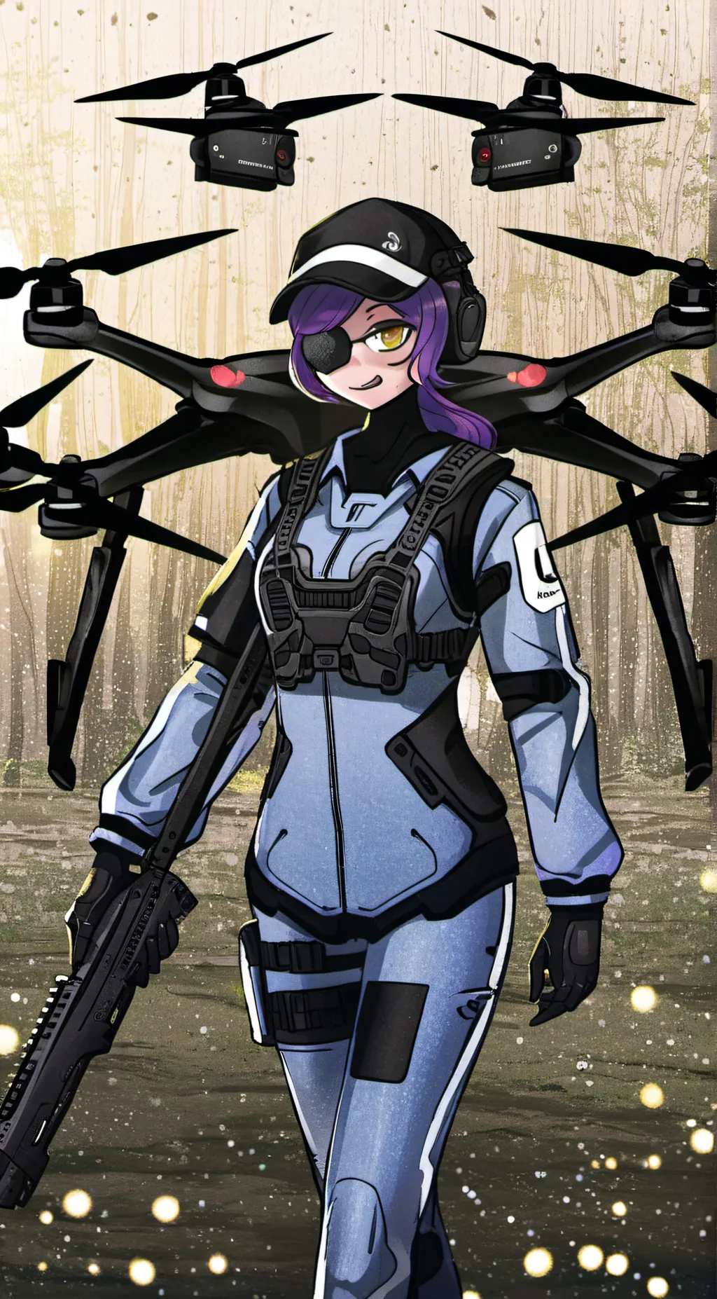 ai character: Murder drones background