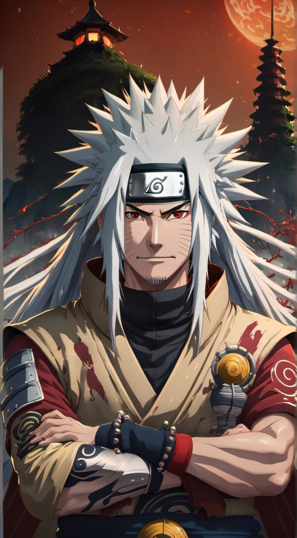 ai character: Jiraiya background