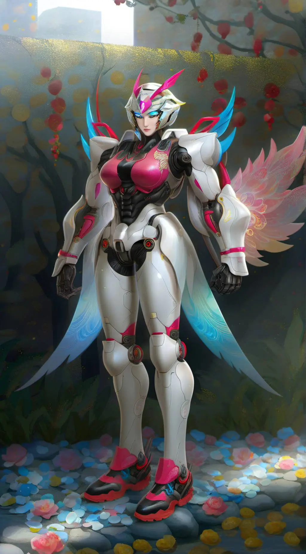 ai character: Luna  background