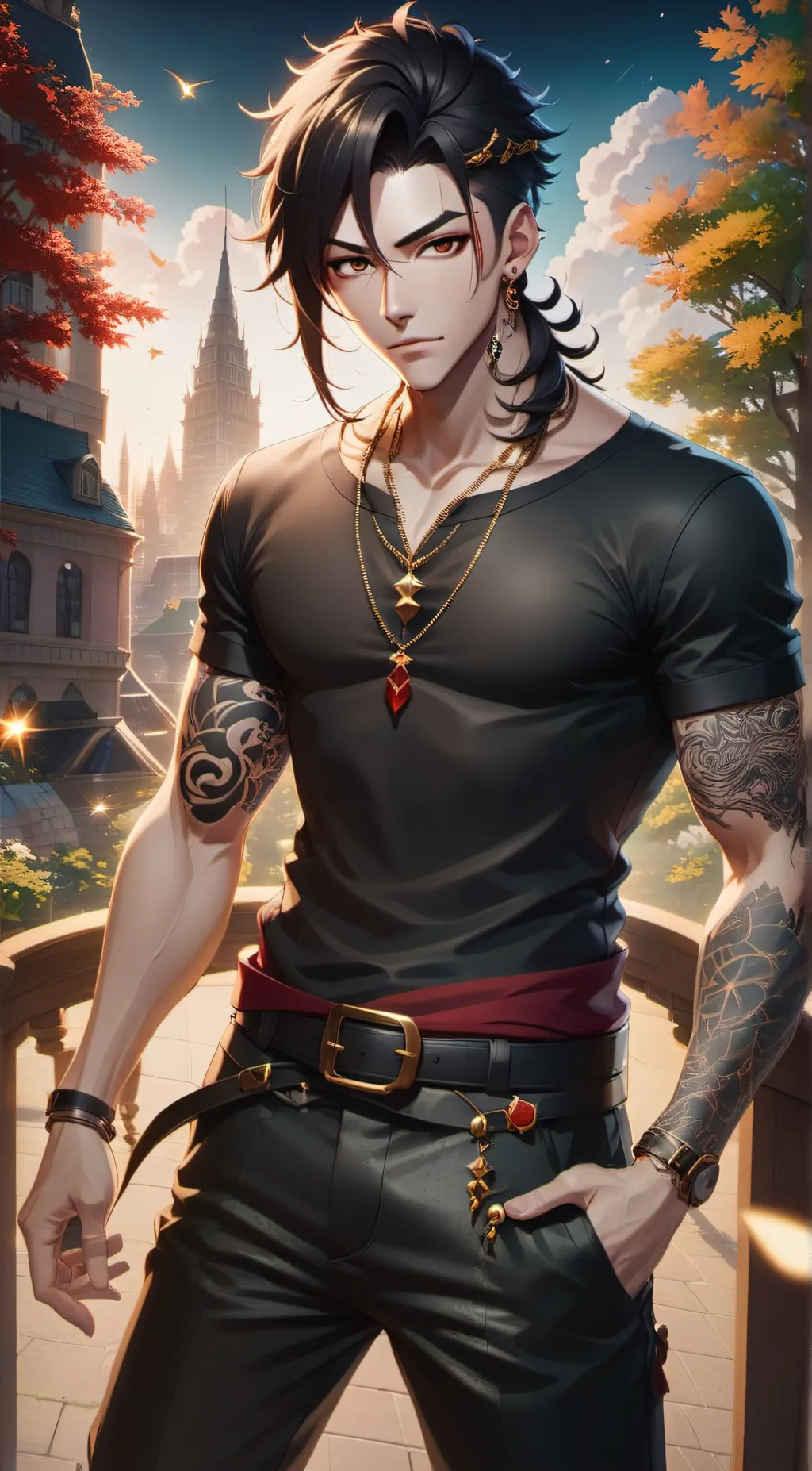 ai character: Ace  background