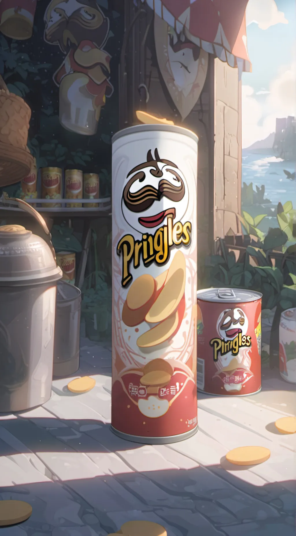 ai character: prongles background