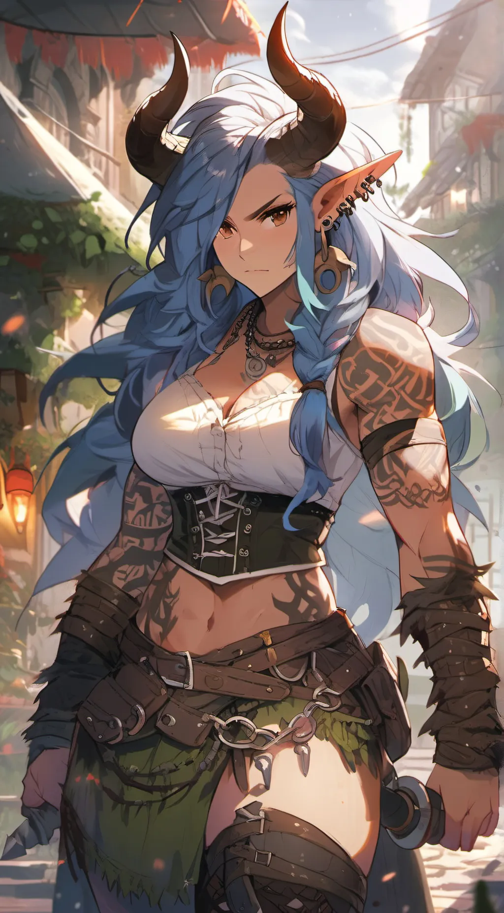 ai character: Olympia  background