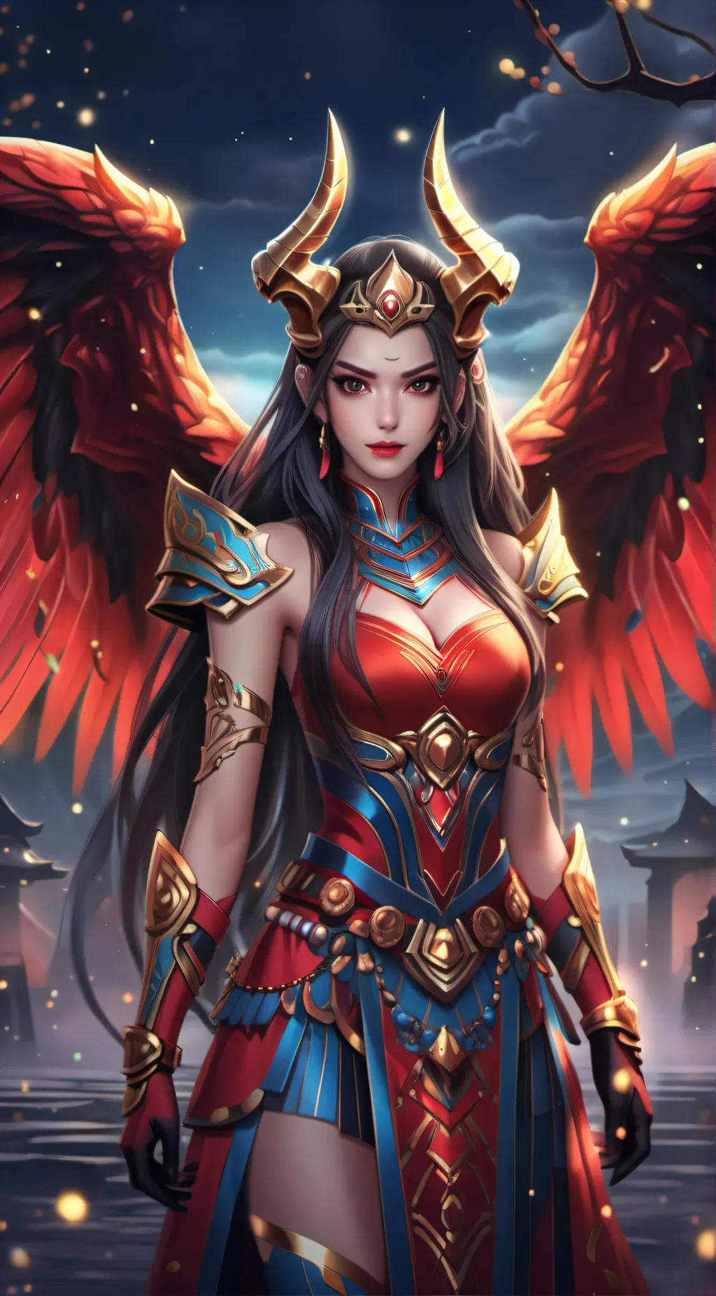 ai character: katheria background