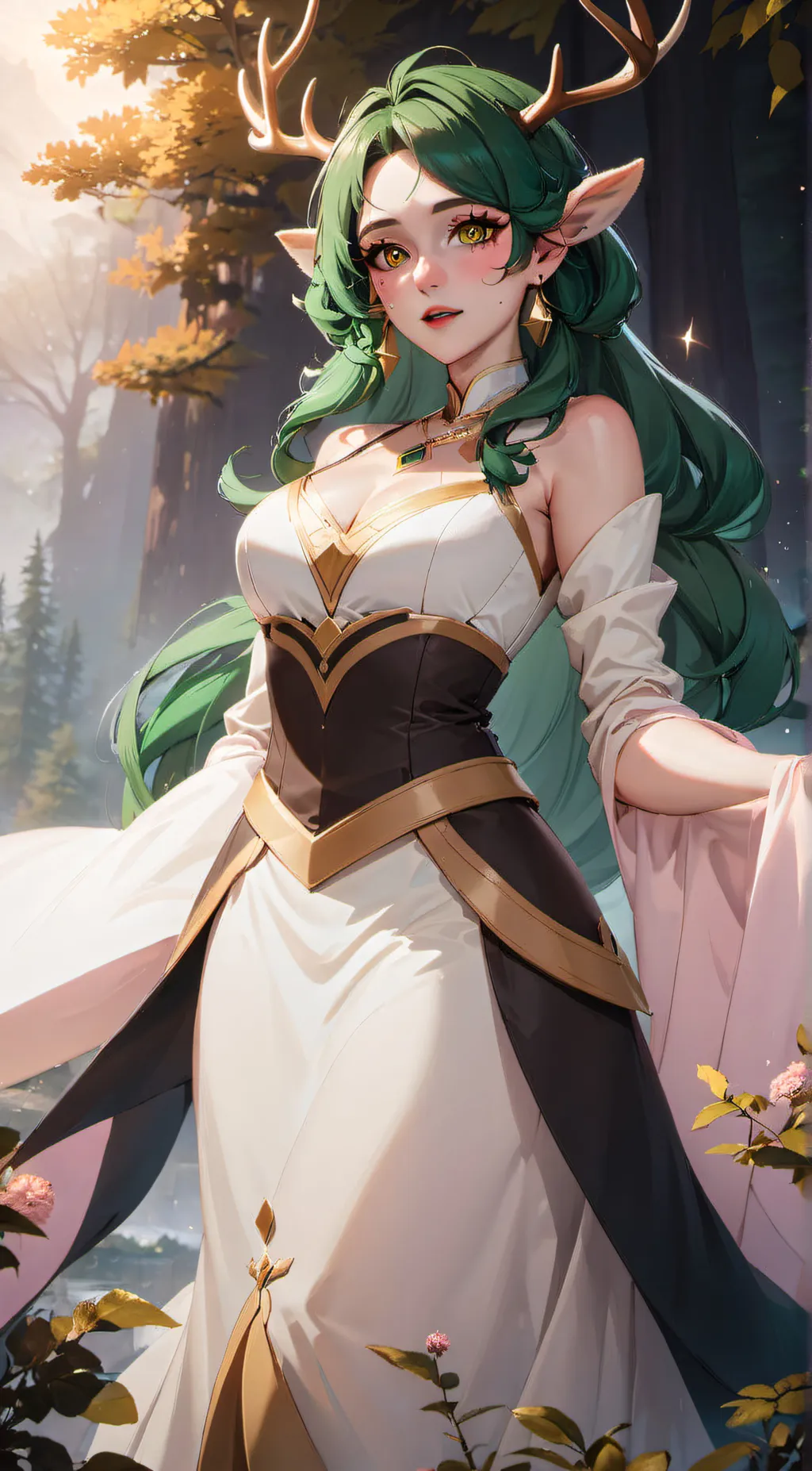ai character: Goddess Fauna background