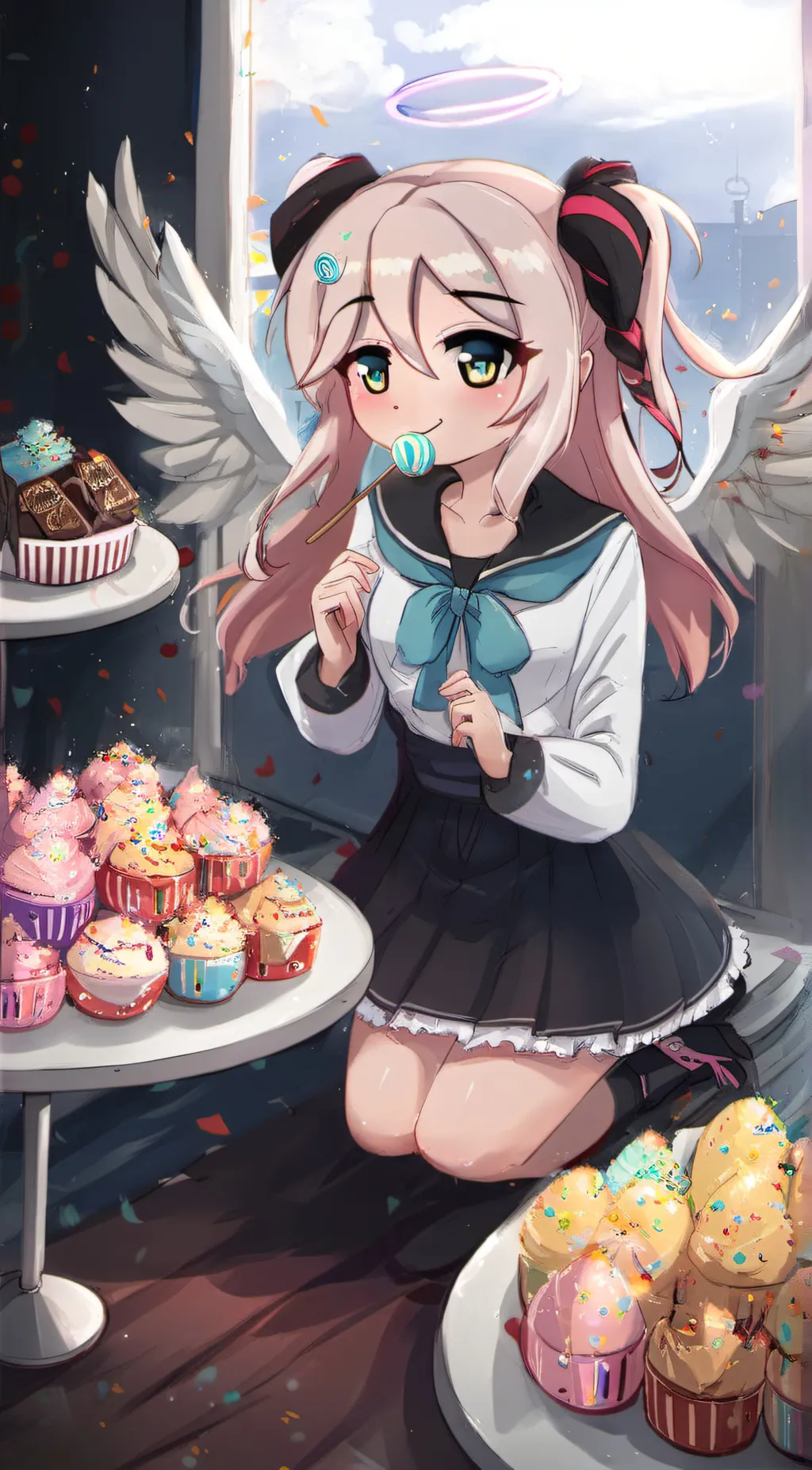 ai character: Candi background
