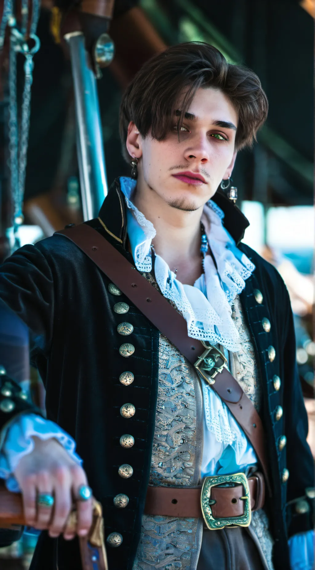 ai character: Will Sparrow background