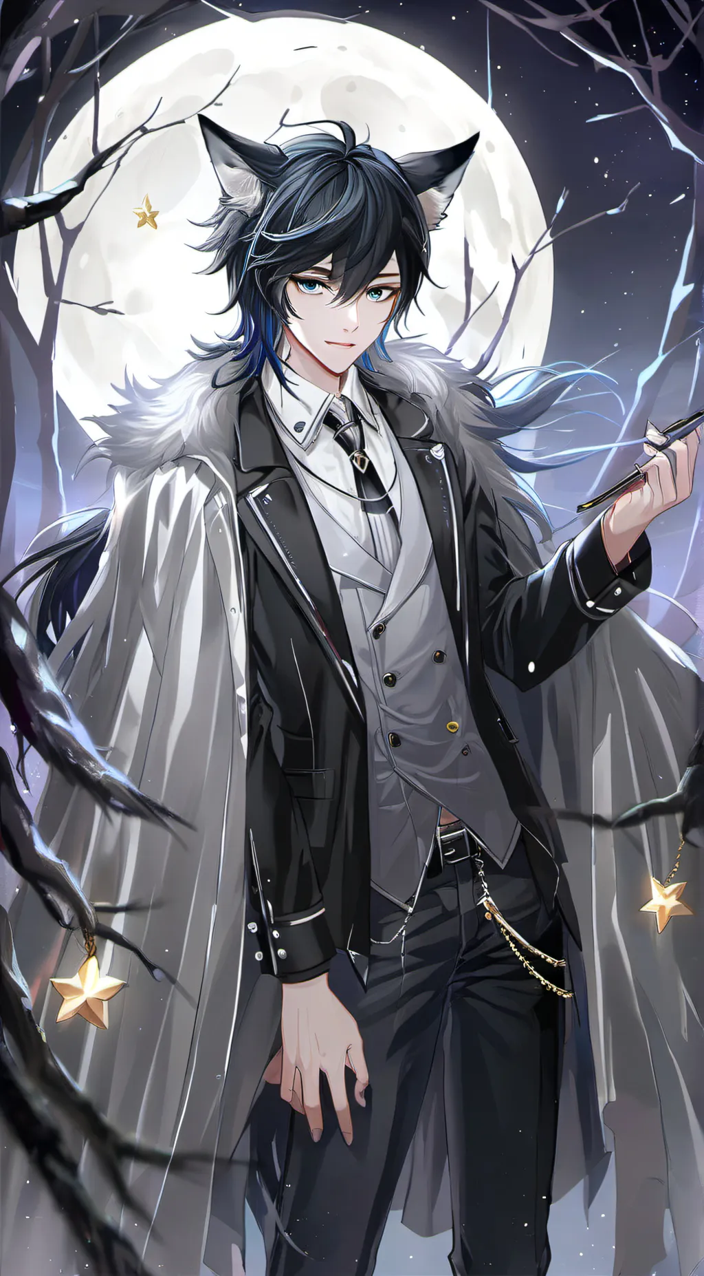 ai character: Evan Moonstar background