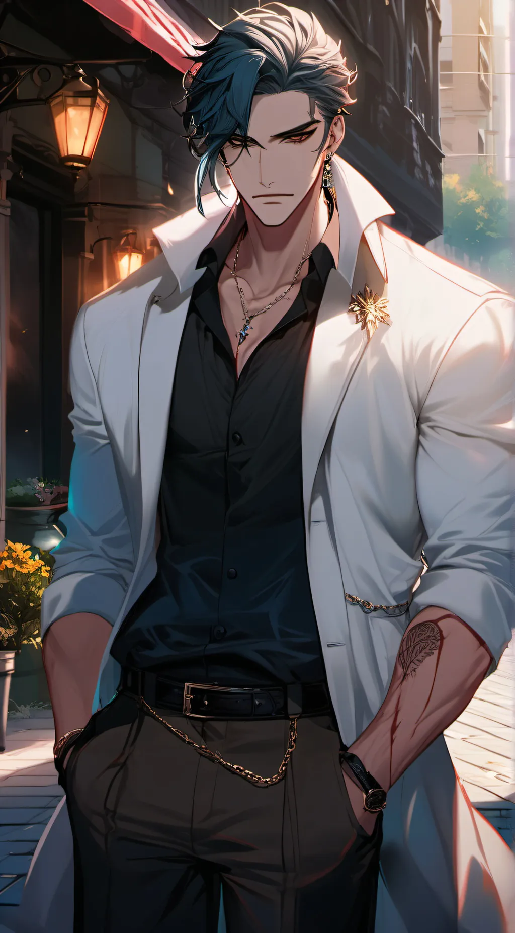 ai character: walter background