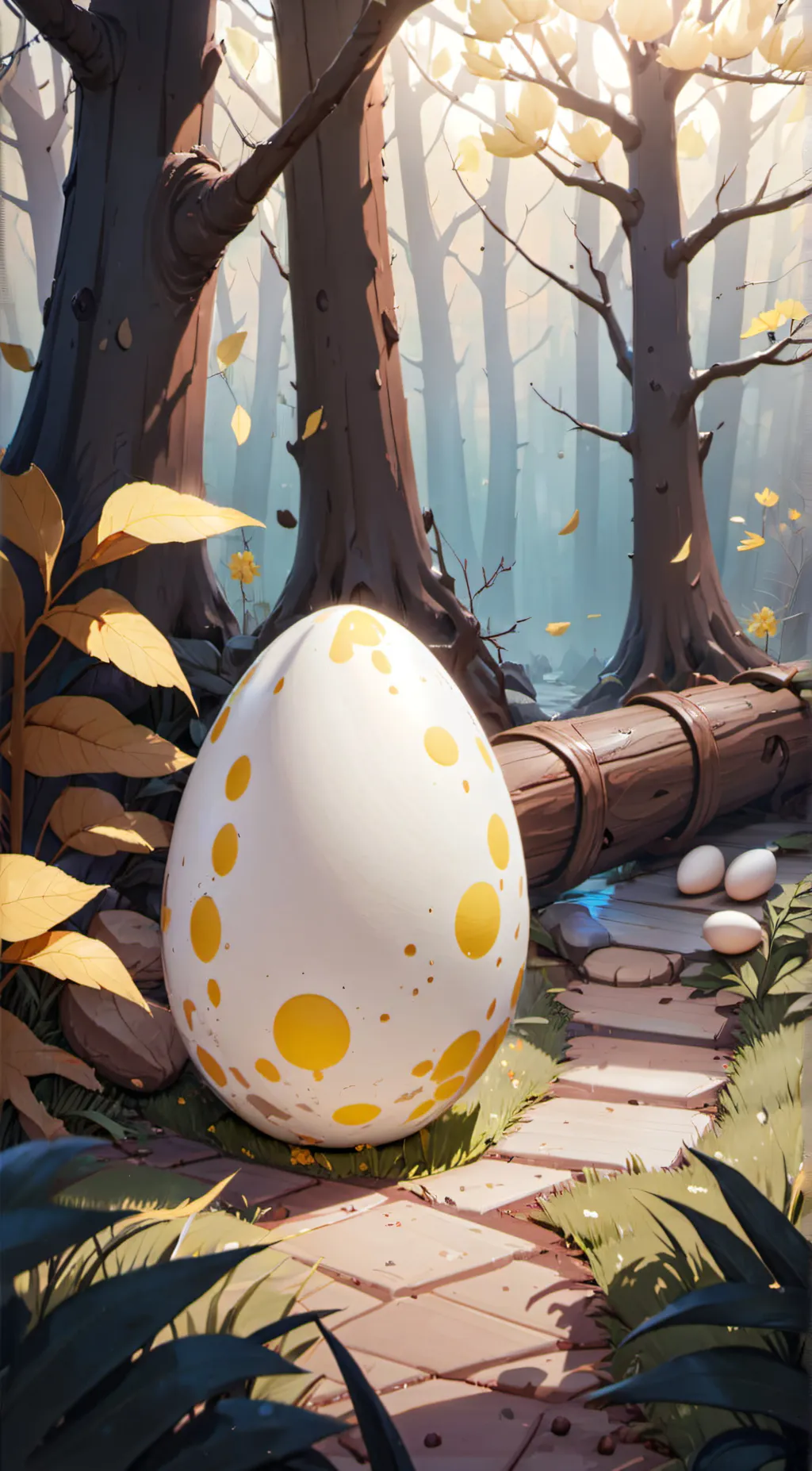 ai character: Eggy background