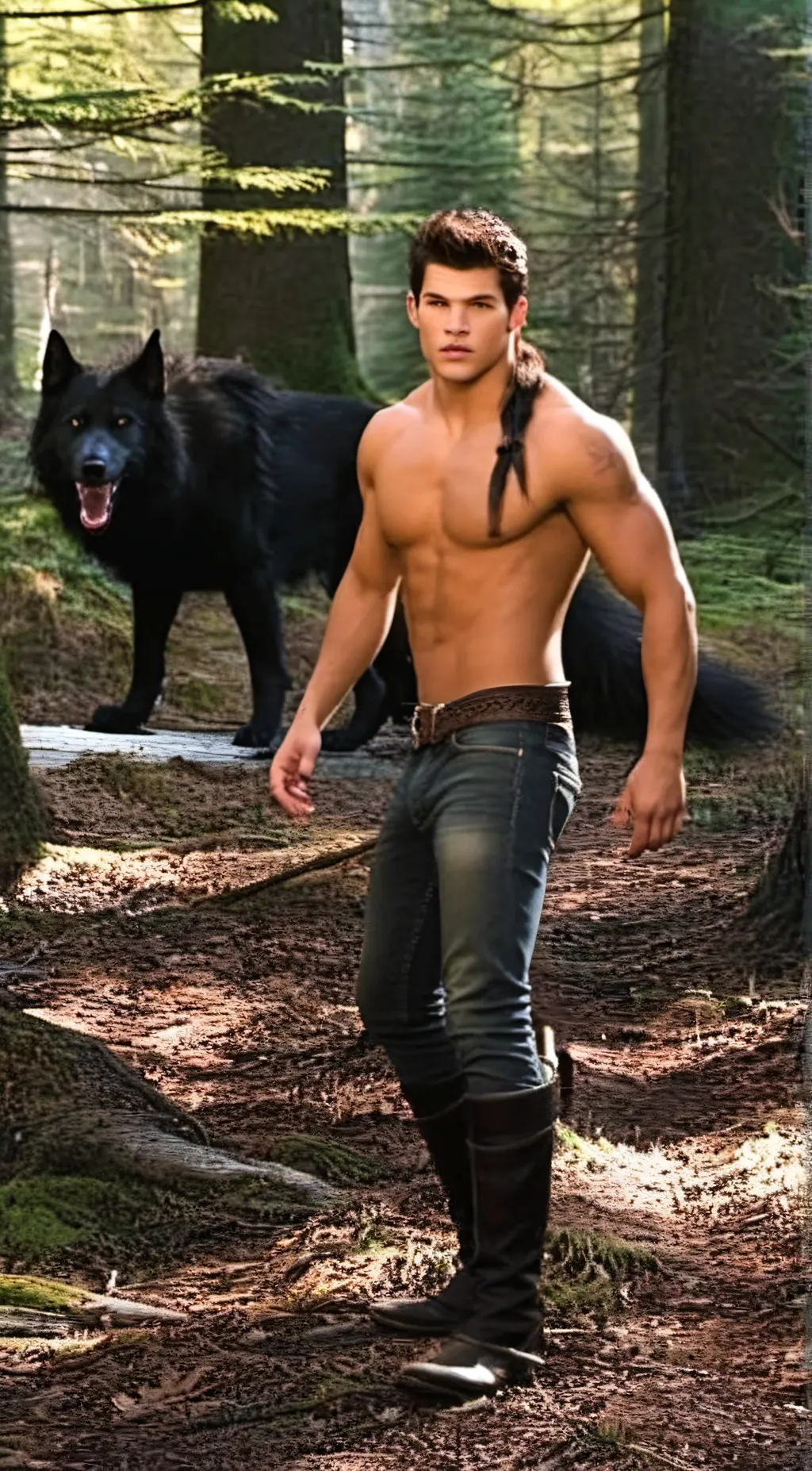 ai character: Jacob Black background