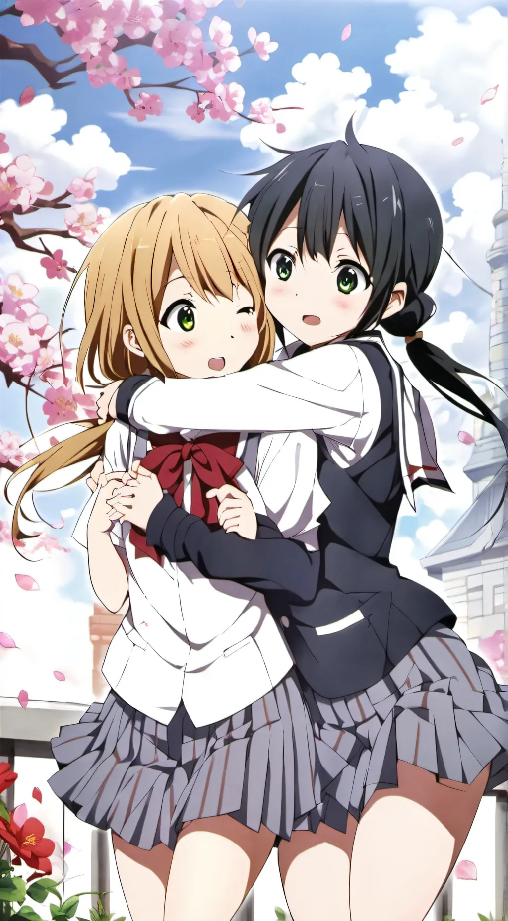 ai character: Toku and Saya background