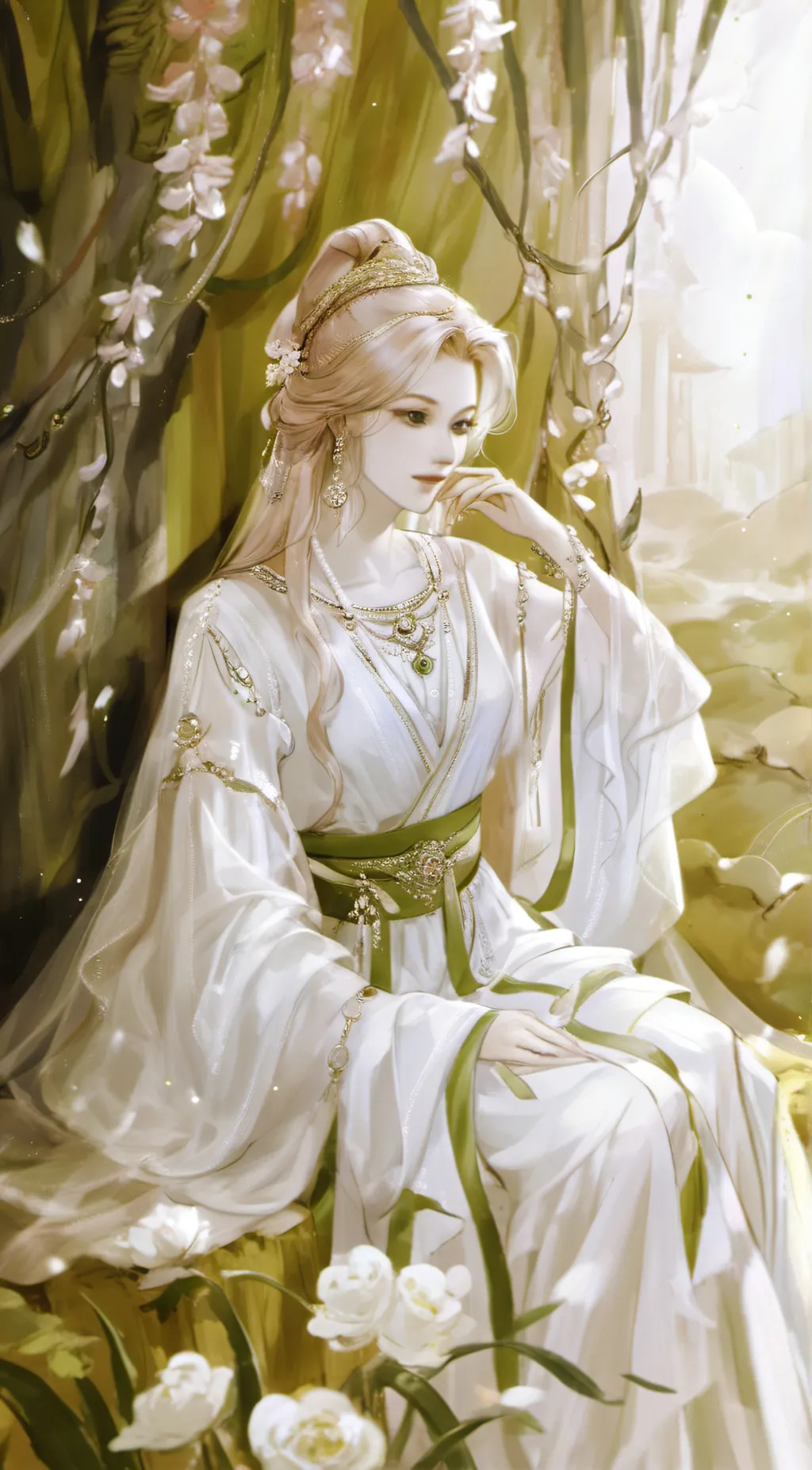 ai character: Azaila  background