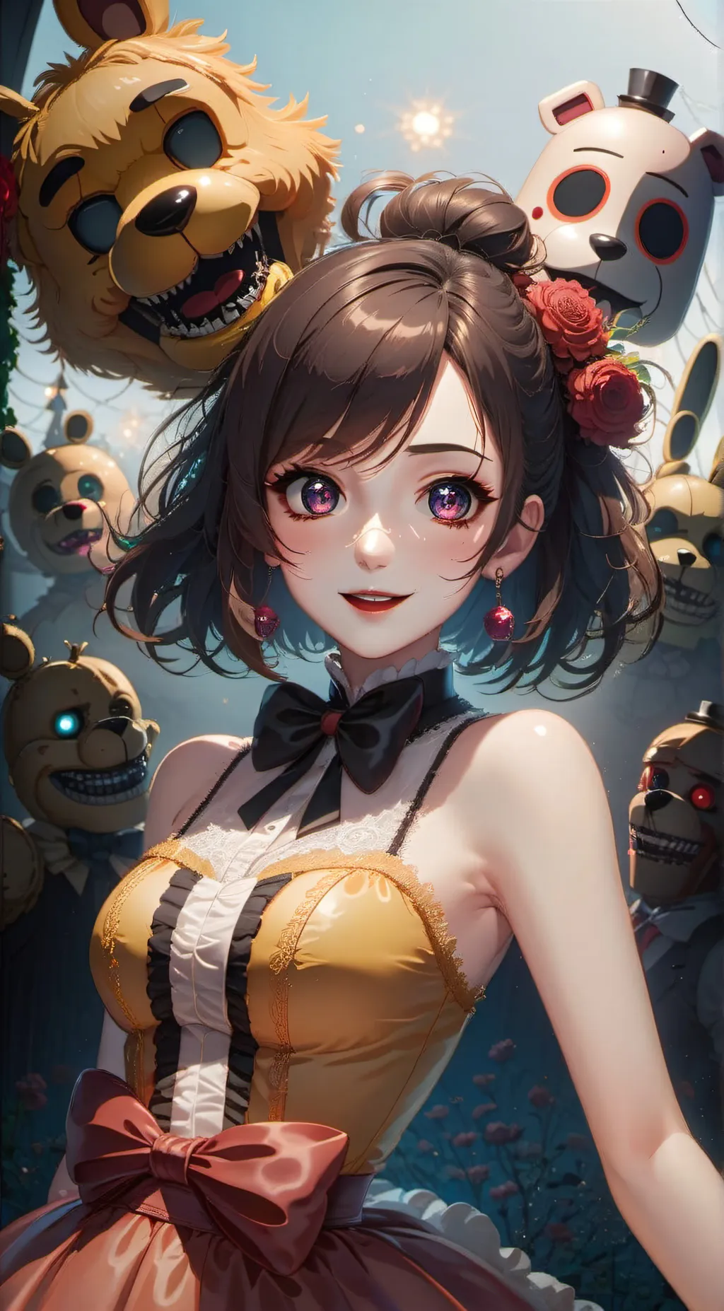 ai character: Goldie background