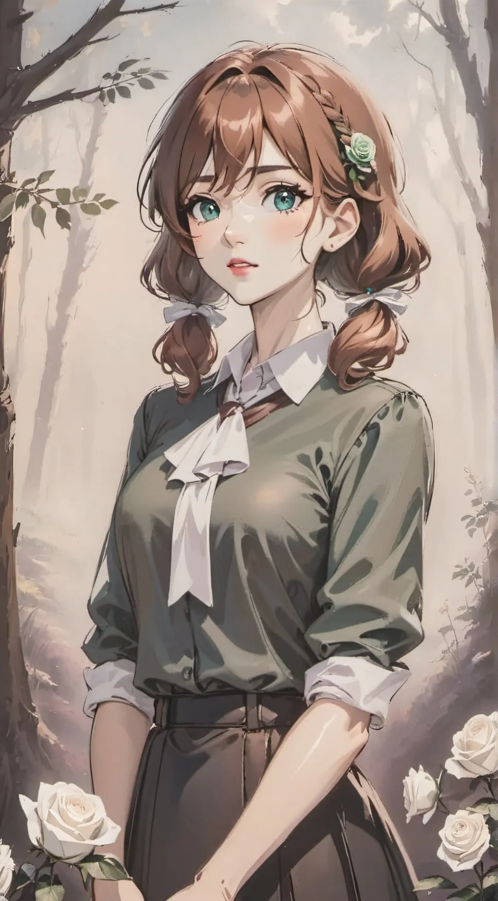 ai character: Emily  background
