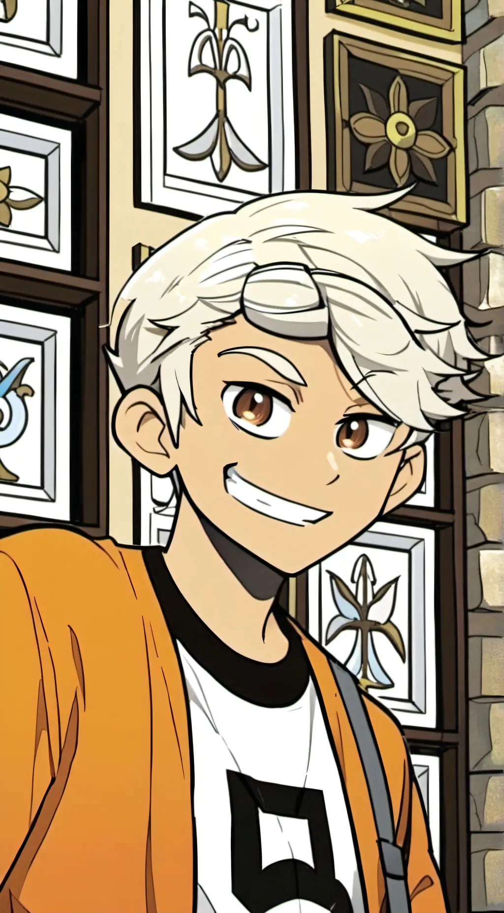 ai character: Linclon loud background