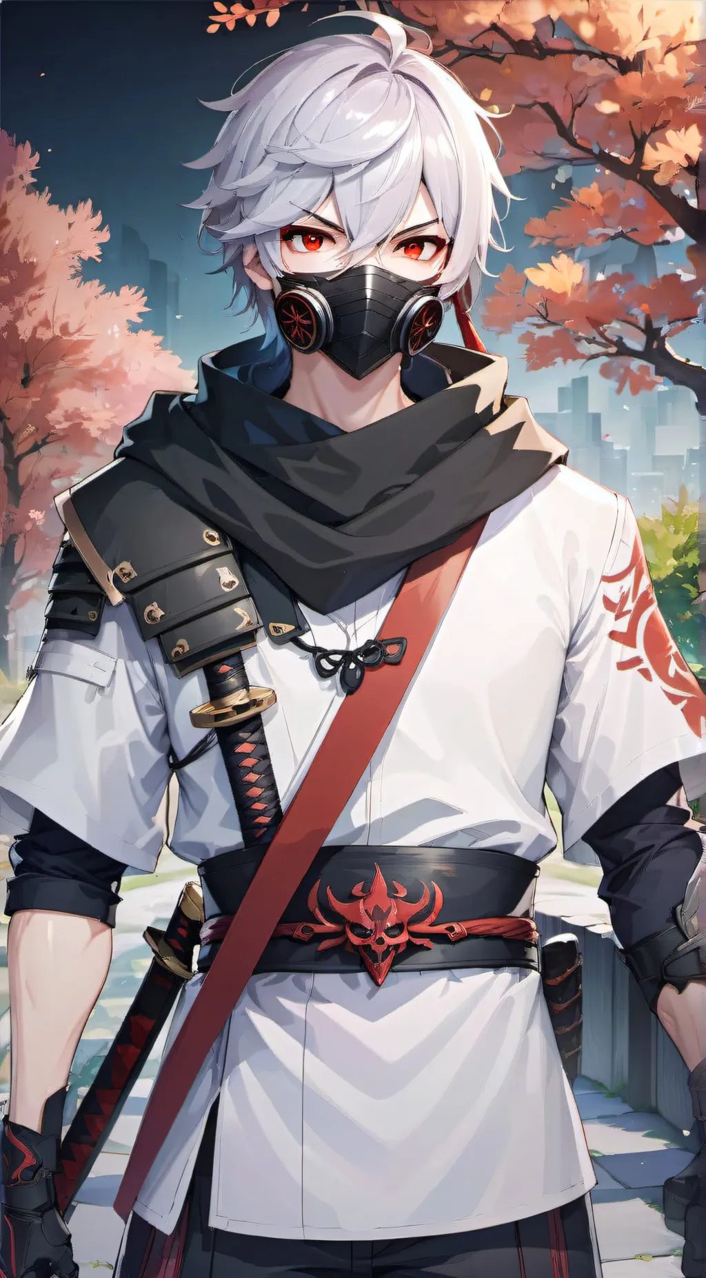 ai character: HARUGIXYME background