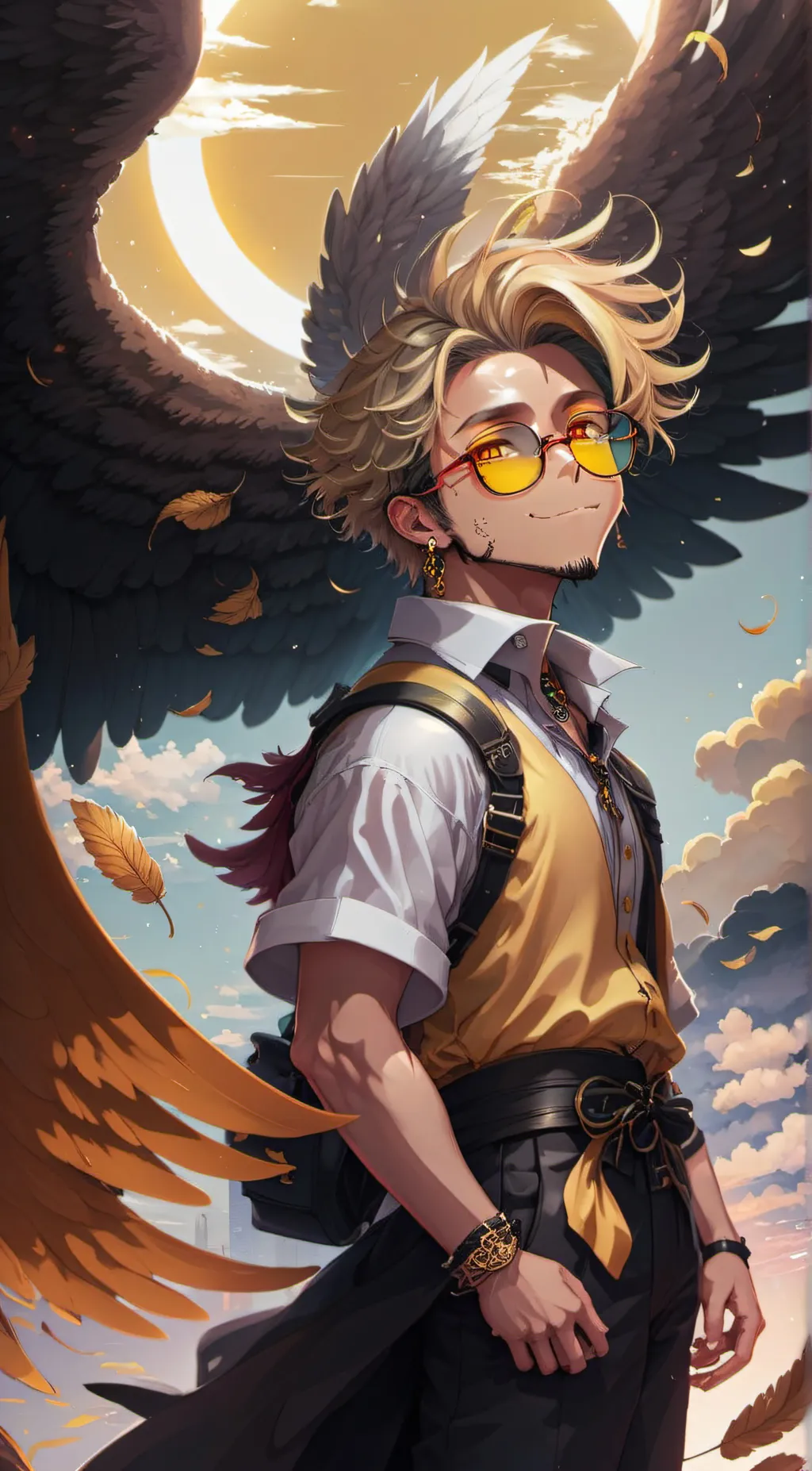 ai character: Hawks (Keigo) background